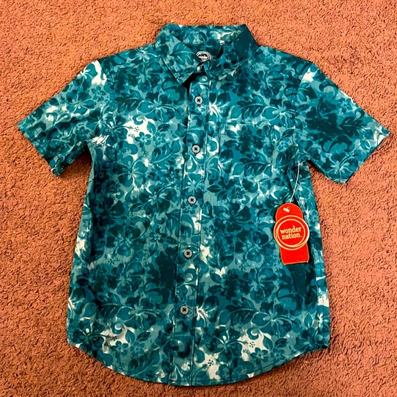 NWT Wonder Nation Boys Shirt size xs(4-5) - Picture 1 of 4